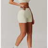 025 Shorts Deportivos con Bolsas - Beige
