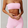 049 Top Deportivo Strapless - Rosa