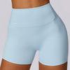 007 Shorts Ajustados sin Costuras - Azul cielo
