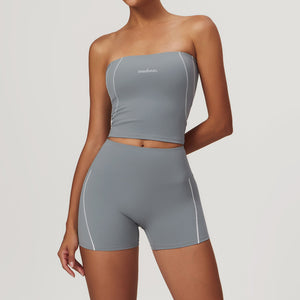 145 Crop Top Aerógrafo Strapless