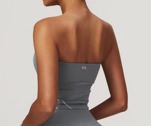 145 Crop Top Aerógrafo Strapless